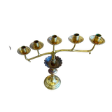 Pair of Brass Candelabras