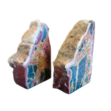 Pair of Agate Book Ends