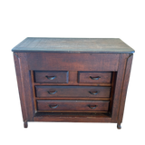 Vintage Wood Jewelry Chest
