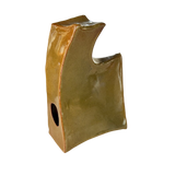 Glazed Biomorphic Ceramic Vessel