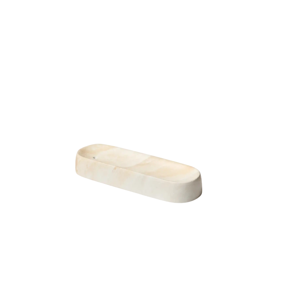 Gentle Habits US - Ceramic Incense Holder - White