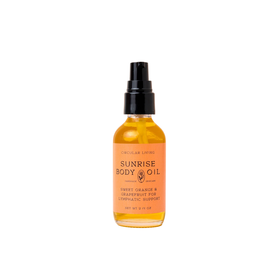 Circular Living - Sunrise Body Oil, Sweet Orange & Grapefruit: Travel Size 2 fl oz