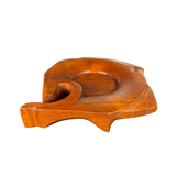 1960's Wood Carved Sculptural Catch All