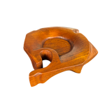 1960's Wood Carved Sculptural Catch All