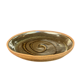 Ceramic Spiral Glazed Platter