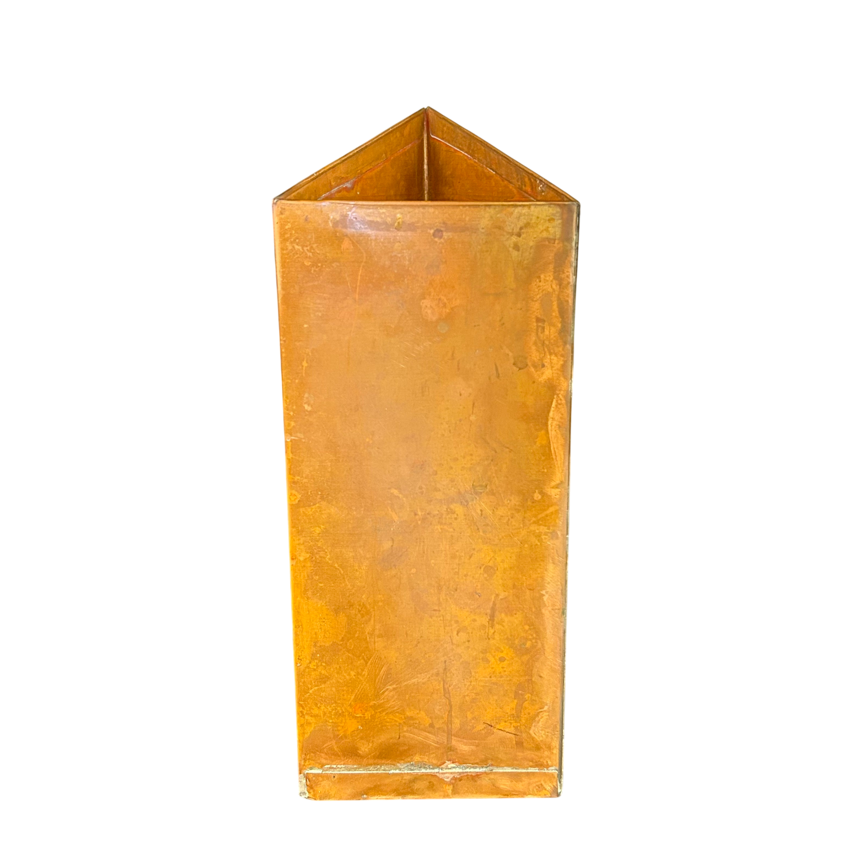 Triangular Copper Vessel – Pop Up Home