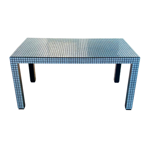 Glass Tile Top Dining Table by Superstudio