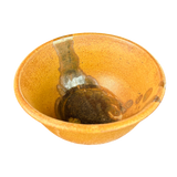 Brushstroke Glazed Ceramic Bowl