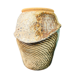 Layered Ceramic Studio Pottery Vessel