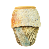 Layered Ceramic Studio Pottery Vessel