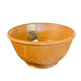 Brushstroke Glazed Ceramic Bowl