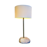 1970s Natural Rock Base Table Lamp