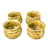 Set of 4 Speckled Studio Pottery Cups