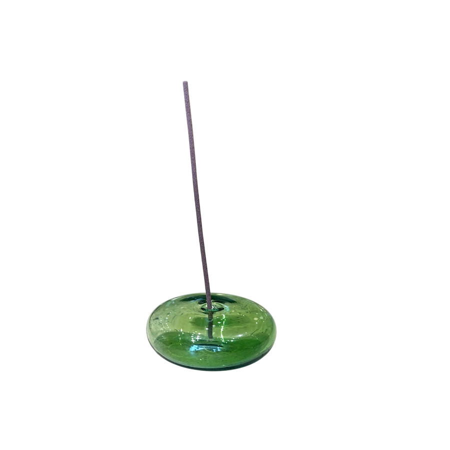 Gentle Habits US - Gentle Habits Glass Incense Holder - Green