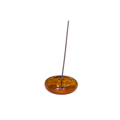 Gentle Habits US - Gentle Habits Glass Incense Holder - Amber