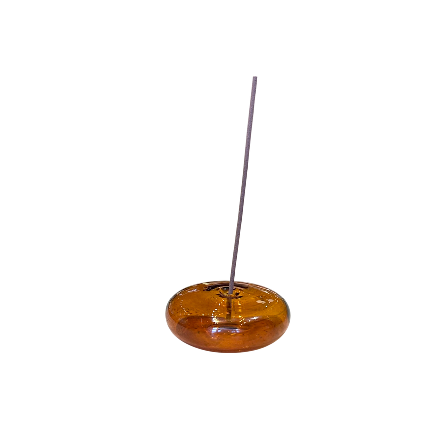 Gentle Habits US - Gentle Habits Glass Incense Holder - Amber