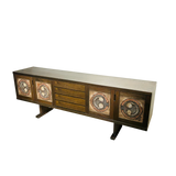 Mid Century Tile Accent Danish Sideboard by Poul Poulsen for Gangso Møbler, 1970s