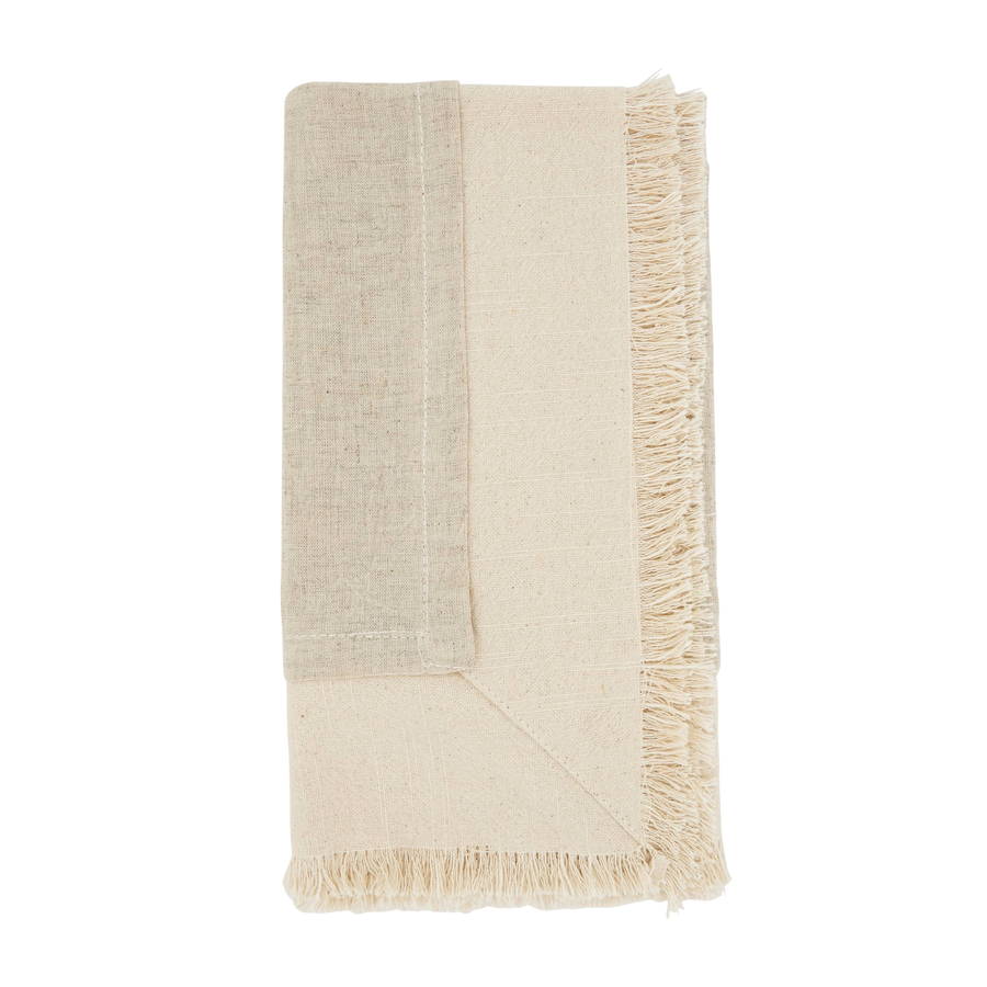 Saro Lifestyle - Double Layer Fringe Napkin