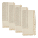 Saro Lifestyle - Double Layer Fringe Napkin