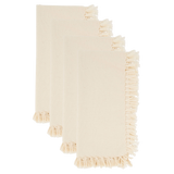 Saro Lifestyle - Fringed Design Napkin