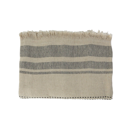 The Aras Linen Throw Blanket: