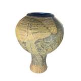 Extra Large Teal Drip Glaze Vessel