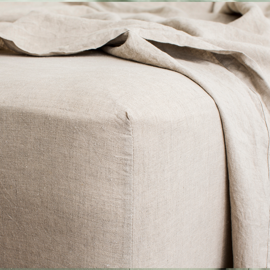 Linen Fitted Sheet by Cultiver