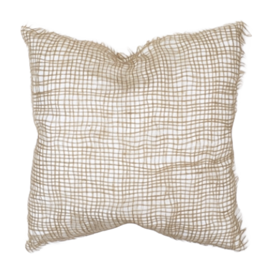 Tramas Linen & Jute Square Pillow
