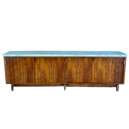 Spanish Rosewood Sideboard with Travertine Top