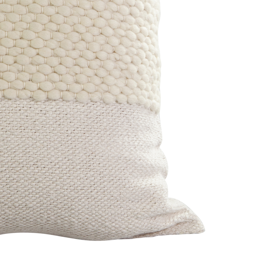 Valle Cotton and Wool Pillow