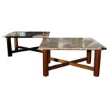 Marble Top End Table