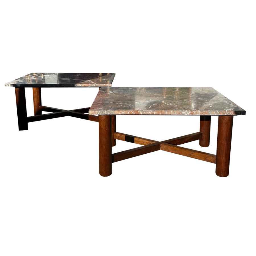 Marble Top End Table