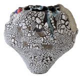 Crackle Glaze Ceramic Moon Jar by Natalya Seva
