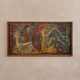 Vintage Belgian Figurative Artwork