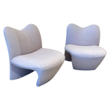 Pair of French Slipper Chairs circa 1960’s