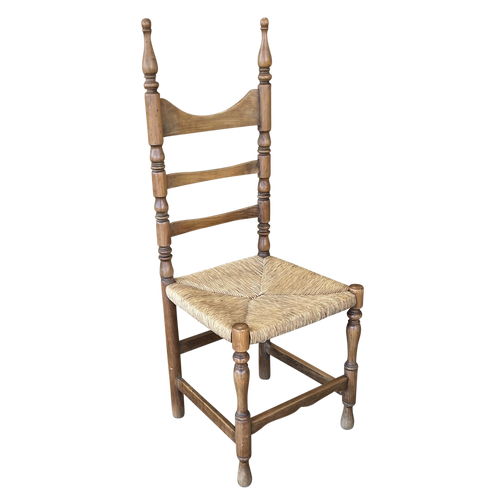 Set of 6 Ladder Back Caned Chairs