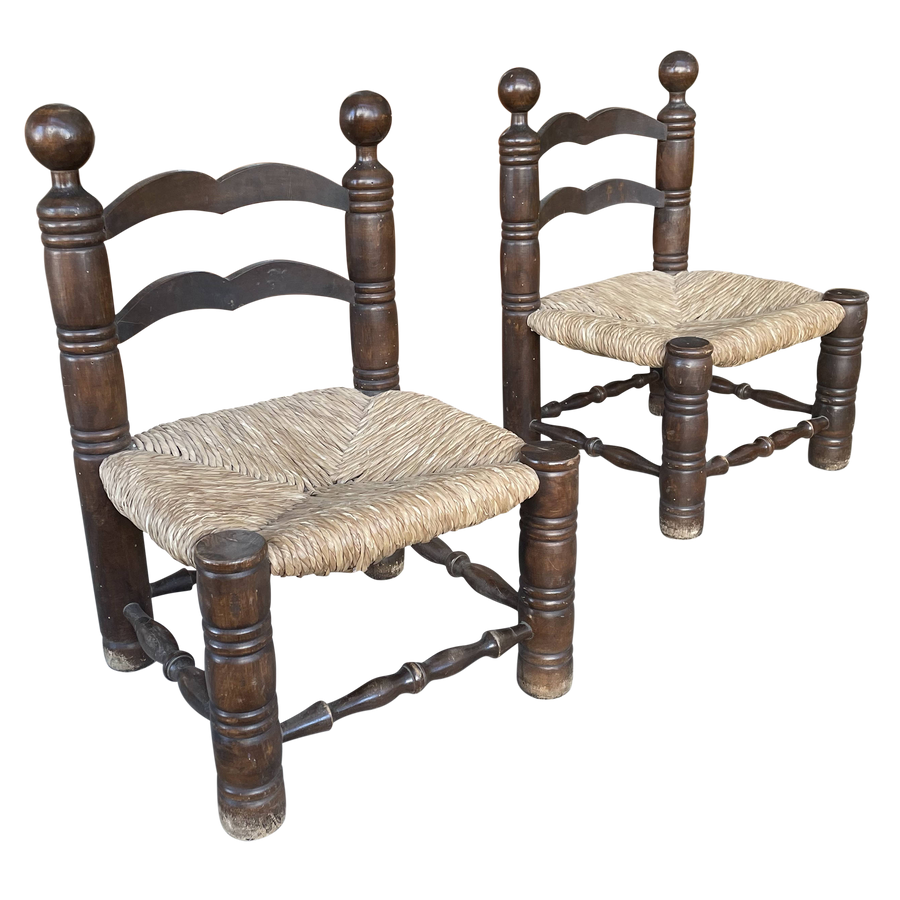 Pair of Mini Fireside Chairs