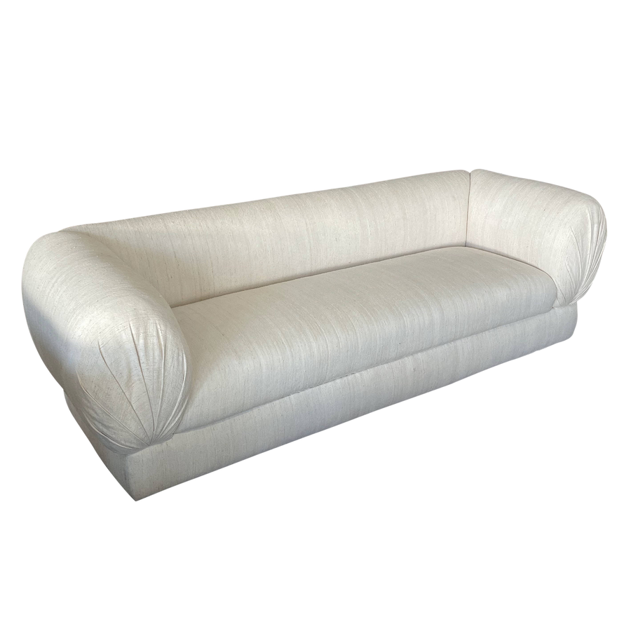 Linen Pouf Sofa by Weiman