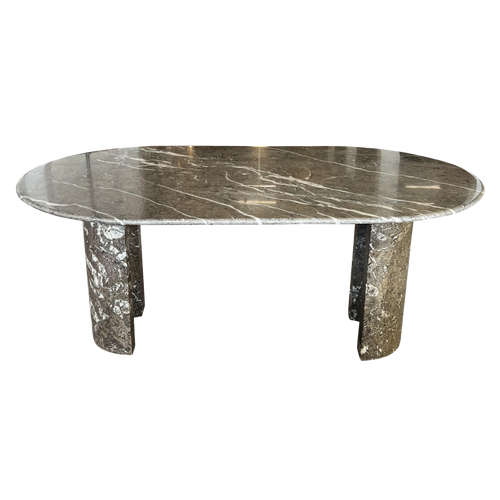 Italian Marble Rounded Dining Table